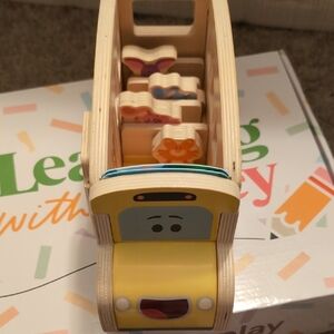 Wooden Animal Train Toy